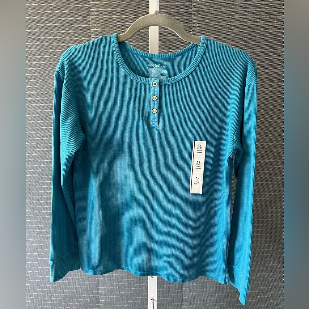 Cat & Jack Boys’ Long Sleeve Henley Shirt